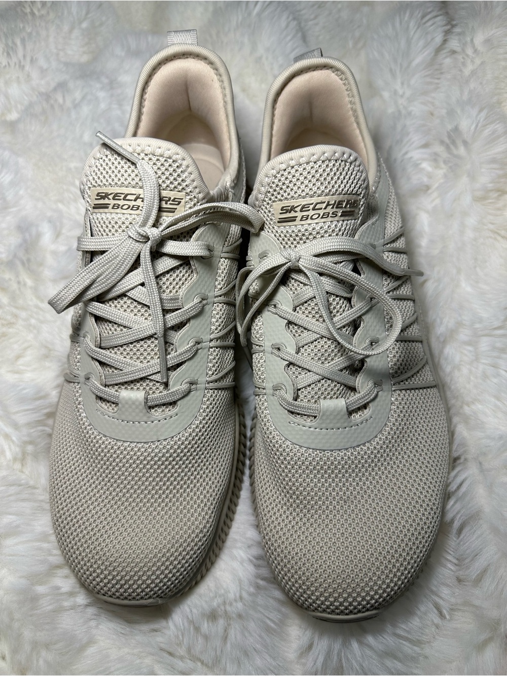 Skechers Women's Slip-On Sneakers in Light Beige - Picture 4 of 6